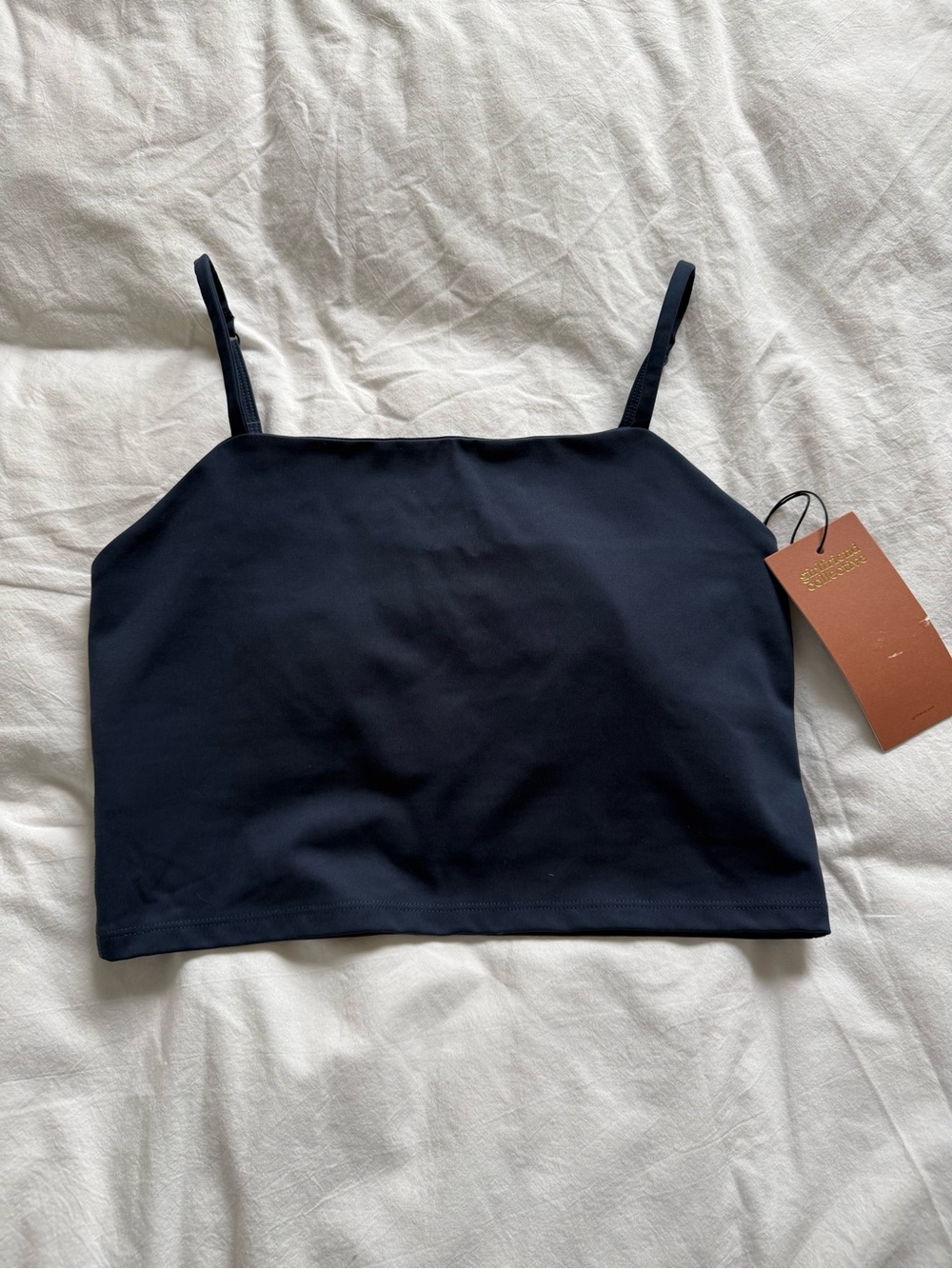 Girlfriend Collective Navy Tank Top